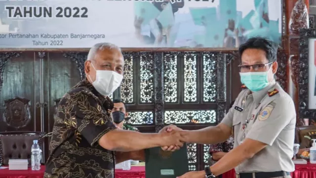 Alokasi Penerbitan Sertifikat Tanah Banjarnegara 32.000 Bidang - GenPI.co JATENG