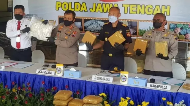 Polda Jateng Sita 4,66 Kg Sabu-sabu, Mayoritas dari Malaysia - GenPI.co JATENG