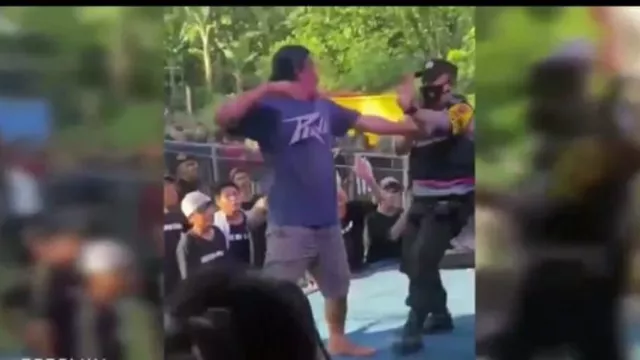 Viral! Video Pria Tantang Polisi di Orkes Dangdut di Pati - GenPI.co JATENG
