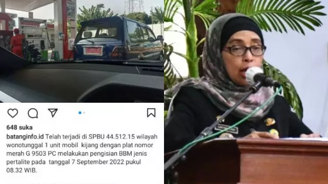 Viral! Mobil Dinas Pemkab Batang Isi BBM Subsidi Pertalite - GenPI.co JATENG