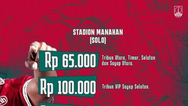 Panpel Sediakan 20.000 Tiket, Ini Harga dan Ticket Box Laga Persis Solo vs Bali United - GenPI.co JATENG