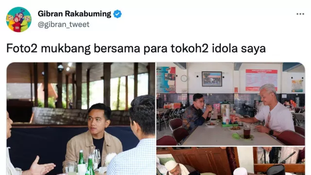Gibran Pamer Foto Makan Bareng Tokoh Penting, Mulai dari Prabowo, Anies Baswedan hingga Puan Maharani - GenPI.co JATENG