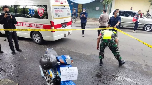 Ternyata! Motor Pelaku Bom di Astana Anyar Pelat Nomor AD Asal Solo - GenPI.co JATENG