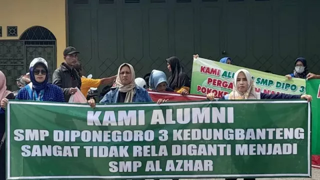 Gegara Ganti Nama Sekolah, Alumni SMP Diponegoro 3 Kedungbanten Banyumas Protes - GenPI.co JATENG