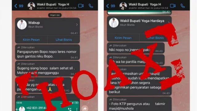 Waspada! Nama Wabup Klaten Yoga Hardaya Dicatut untuk Penipuan Bantuan Masjid - GenPI.co JATENG