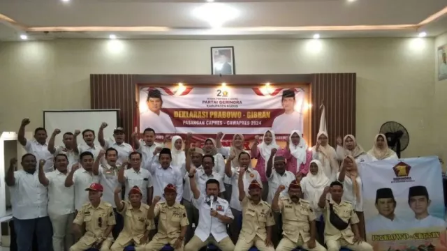 Giliran DPC Gerindra Kudus Dukung Prabowo-Gibran Maju Pilpres 2024 - GenPI.co JATENG