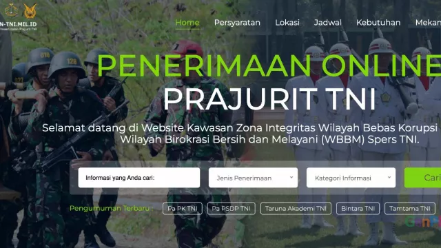 Pendaftaran Taruna Akmil TNI AD 2022, Cek Jadwal dan Persyaratan - GenPI.co JATENG