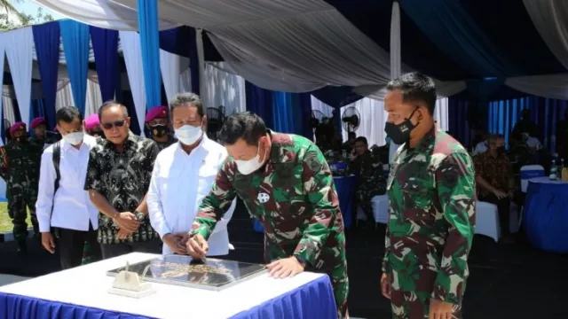 Kasal resmikan Gedung E.J. Ven Kondou di Puslatpur 7 Lampon - GenPI.co JATIM