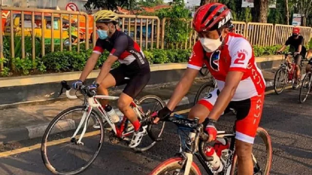 Mengintip Gaya Bersepeda Orang Nomor Dua di Surabaya - GenPI.co JATIM