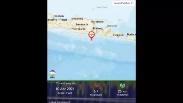 Gempa 6,7 SR di Malang, Terasa Sampai Surabaya, Anda Merasakannya - GenPI.co JATIM
