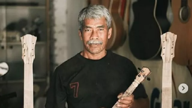 Bambu Jawa Guitar Kediri, Nada Merdu di Sela Bilah Bambu - GenPI.co JATIM