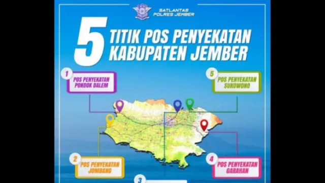Pemerintah Larang Mudik Lokal, Polres Jember Siagakan 5 Pos - GenPI.co JATIM