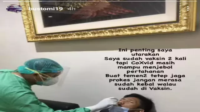 Ahmad Bustomi Umumkan Positif Covid-19 - GenPI.co JATIM