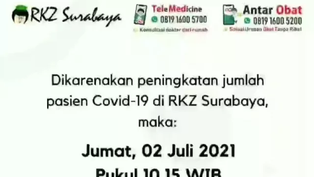 Covid-19 Masih Tinggi, IGD RKZ Surabaya Tumbang - GenPI.co JATIM