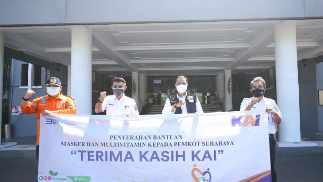Bantuan Penanganan Covid-19 Terus Mengalir ke Pemkot Surabaya - GenPI.co JATIM