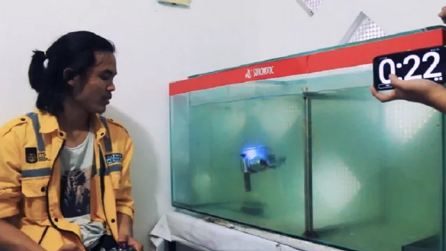 Keren, Mahasiswa ITS Ciptakan Robot Bawah Air - GenPI.co JATIM