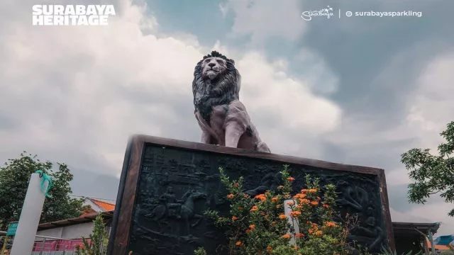 Ada Singa di Kampung Made Surabaya, Simak Asal-Usulnya - GenPI.co JATIM