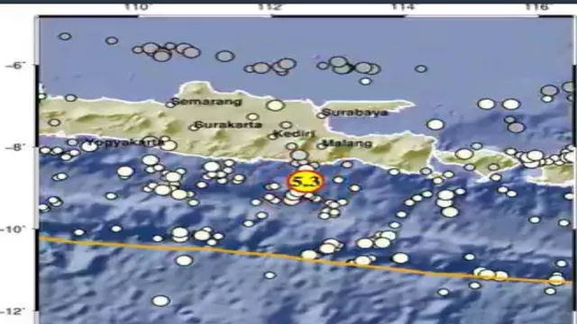 Gempa Magnitudo 5,3 terjadi di Malang - GenPI.co JATIM