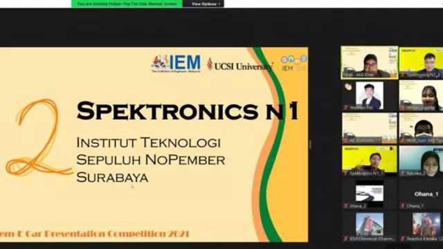 Mobil Karya Spektronic ITS Juara di Malaysia - GenPI.co JATIM