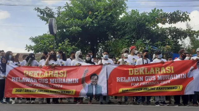 Komunitas Driver Online Banyuwangi Dukung Muhaimin Maju Pilpres - GenPI.co JATIM