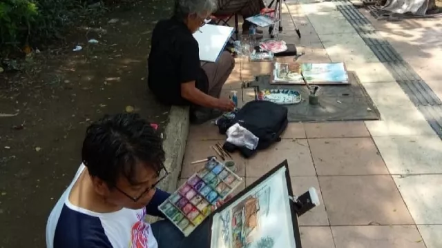 3 Tips Agar Lukisan Awet, Komunitas Kolcai Chapter Surabaya Bagi Kuncinya - GenPI.co JATIM