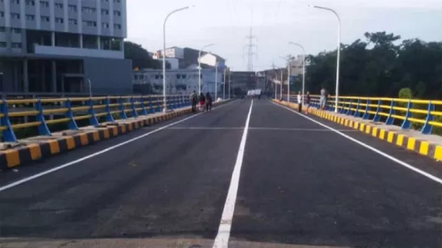 Jembatan Tlogomas Dibuka, Dishub Kota Malang Uji Coba 2 Pekan - GenPI.co JATIM