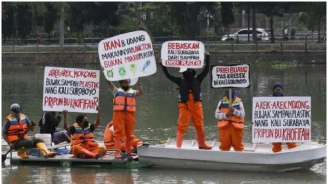 Astaga, Komunitas Nol Sampah Kumpulkan 10 Karung Plastik - GenPI.co JATIM