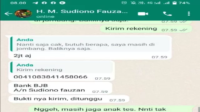 Waduh, Nomor WA Ketua DPRD Kabupaten Pasuruan Dibajak - GenPI.co JATIM