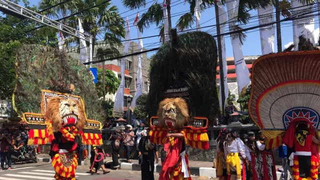 Purbaya Bawa Reog ke Depan DPRD Jatim, Punya Satu Permintaan - GenPI.co JATIM