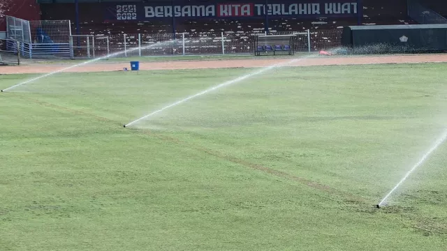 Potret Stadion Brawijaya Kediri, Bersolek Jelang Liga 1 - GenPI.co JATIM