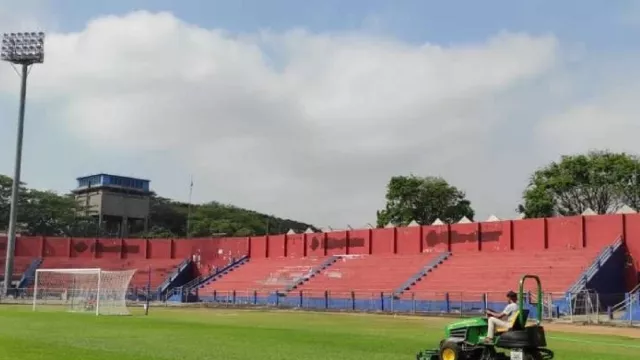 Lawan Bhayangkara FC, Renovasi Kandang Persik Hampir Rampung - GenPI.co JATIM
