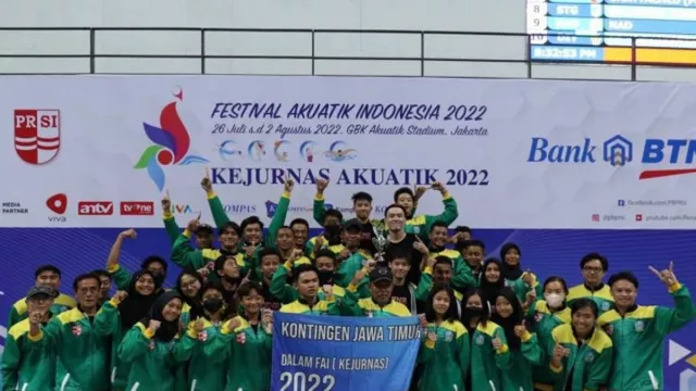 Jatim Juara Umum Kejurnas Akuatik 2022, DKI Jakarta Nomor 2 - GenPI.co JATIM