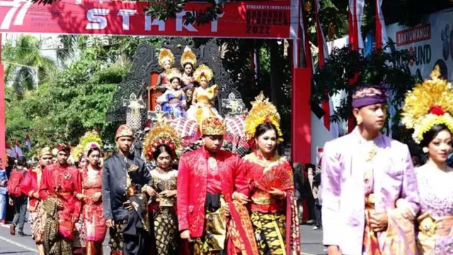 2 Tahun Vakum, Karnaval di Banyuwangi Digelar Lagi - GenPI.co JATIM