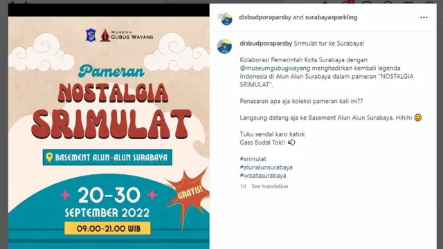 Pemkot Surabaya Gelar Pameran Srimulat Gratis, Buruan Datang! - GenPI.co JATIM