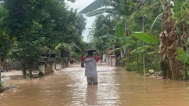 7 Desa di Ponorogo Banjir, Puluhan Sawah Terendam - GenPI.co JATIM