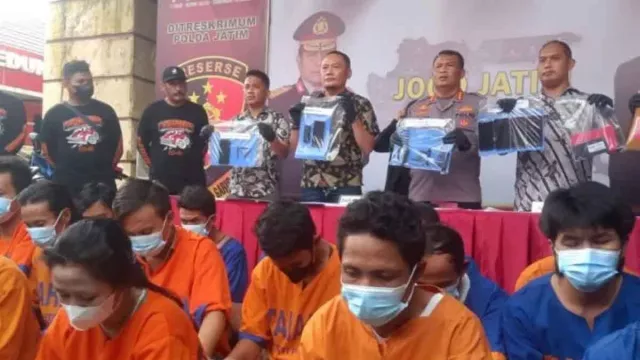 Polda Jawa Timur Ringkus 16 Orang Pelaku Curanmor, Resahkan Warga di 11 Daerah - GenPI.co JATIM