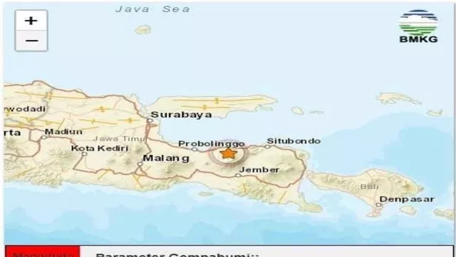 Gempa Bumi Magnitudo 4,1 Guncang Kabupaten Probolinggo - GenPI.co JATIM