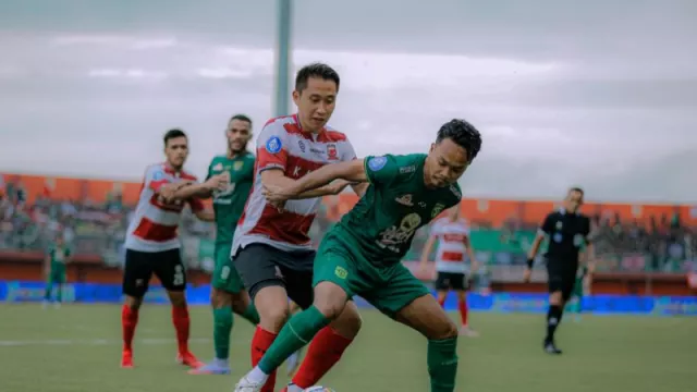 Madura United vs Persebaya Surabaya 0-2, Green Force Pertahankan Jalur Kemenangan - GenPI.co JATIM