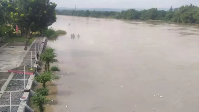 Sungai Bengawan Solo Meluap, Bojonegoro Banjir - GenPI.co JATIM