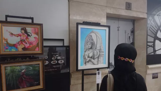 Puluhan Tukang Gambar di Surabaya Gelar Pameran, Indah Banget - GenPI.co JATIM