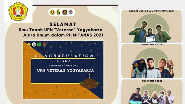 Mantap! Mahasiswa UPN Yogyakarta Juara Umum di Pilmitanas 2021 - GenPI.co JOGJA