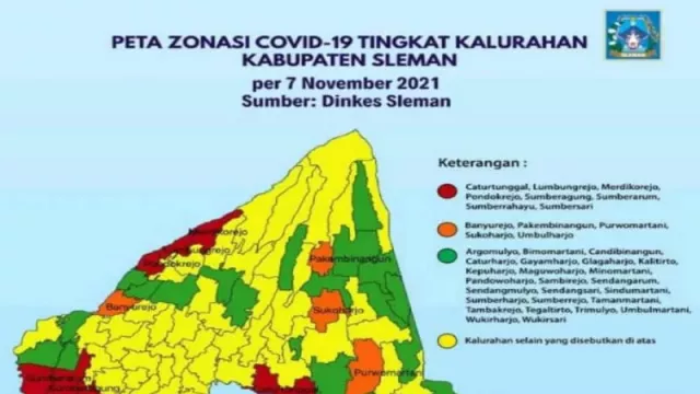 Muncul Klaster, 8 Kelurahan di Sleman Masuk Zona Merah - GenPI.co JOGJA