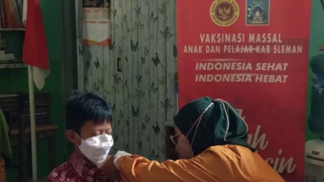 Vaksinasi Anak di Sleman Sudah Mencapai 57,72 Persen - GenPI.co JOGJA