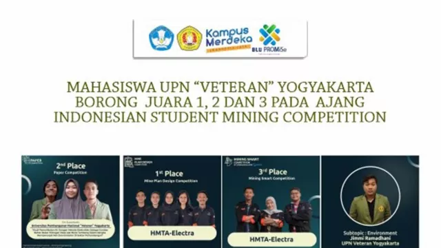 Wow, Mahasiswa UPN Yogyakarta Borong Prestasi di Ajang ISMC XIII - GenPI.co JOGJA