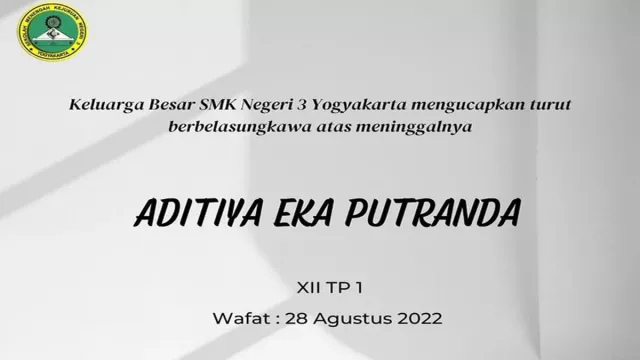 Suporter Tewas, Keluarga Besar SMKN 3 Yogyakarta Berduka - GenPI.co JOGJA