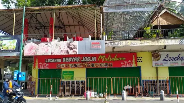 Terdampak Pembangunan, Kios di Jalan Perwakilan Yogyakarta Disegel - GenPI.co JOGJA