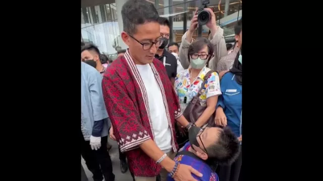 Bersua Anak Disabilitas, Sandiaga Uno Janji Sampaikan ke Jokowi - GenPI.co KALBAR