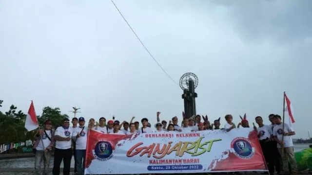 Relawan Ganjarist Kalbar Gaungkan Dukungan untuk Ganjar Pranowo - GenPI.co KALBAR