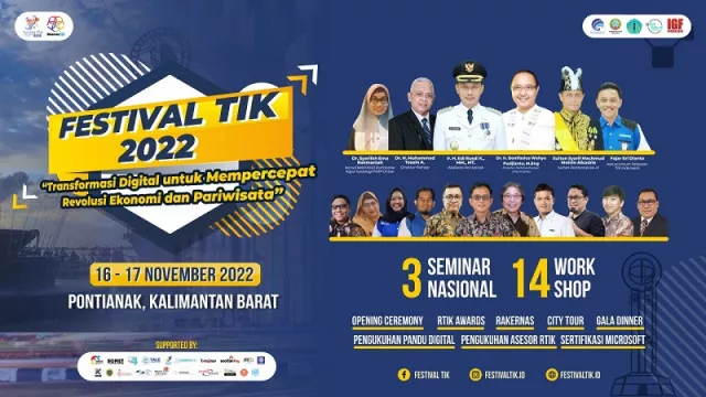 Festival TIK 2022 Digelar di Politeknik Negeri Pontianak - GenPI.co KALBAR