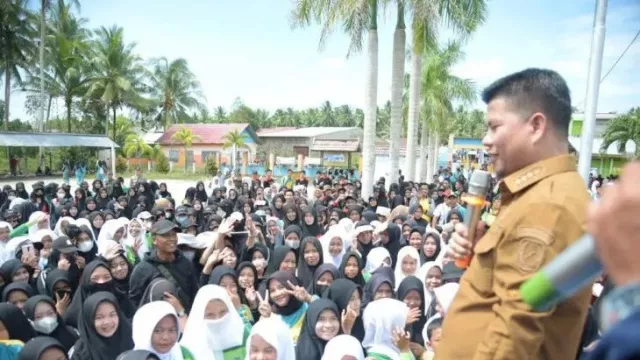 Sukseskan Gernas Aksi Bergizi, Satono Sambangi Remaja Jawai - GenPI.co KALBAR